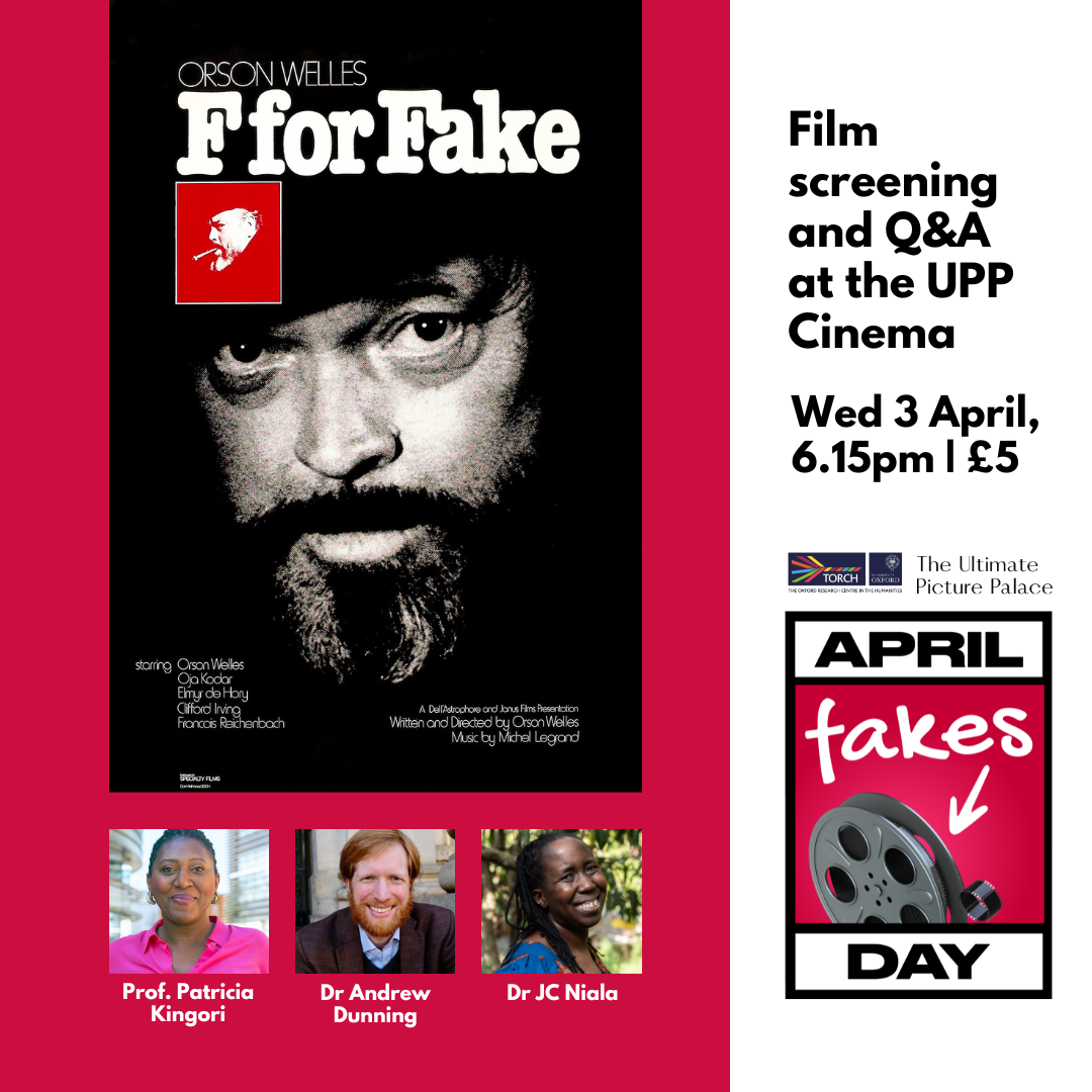 April Fakes film & discussion F for Fake