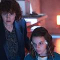 Dr Mary Malone with Lyra in The Cave, His Dark Materials, BBC One