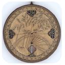 43645 Qibla Indicator and Horizontal Pin-Gnomon Dial, Persian?, 19th Century