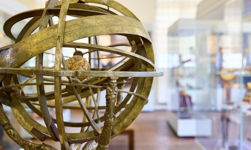 Armillary Sphere (70229) in the Top Gallery, History of Science Museum, University of Oxford (Photo by Ian Wallman)
