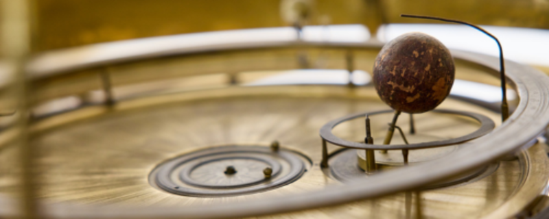 Close up of Grand Orrery Inv 39896 