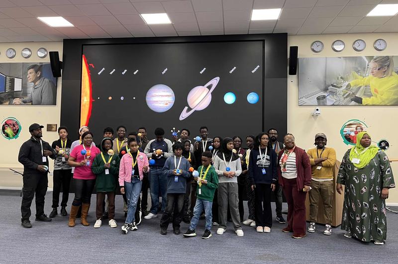 My Place, My Science, RAL Space event 20 February 2025: AfiUK group photo