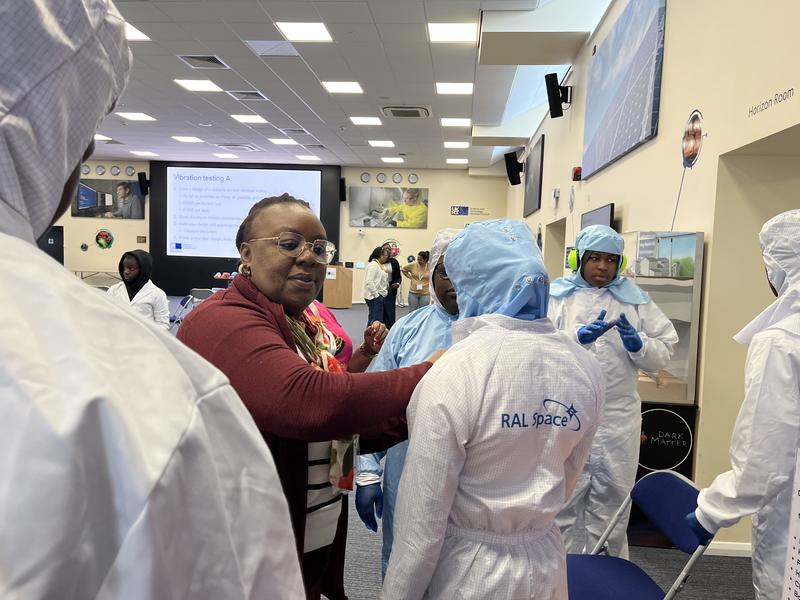 My Place, My Science, RAL Space event 20 February 2025: Getting ready for the clean room visit