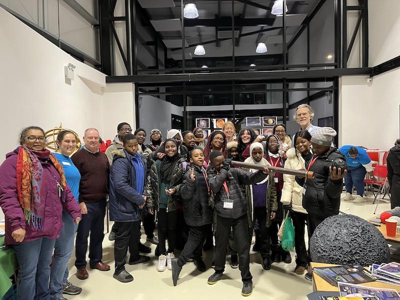 My Place, My Science, Stargazing event 18 January 2024: AfiUK group at Activate Learning