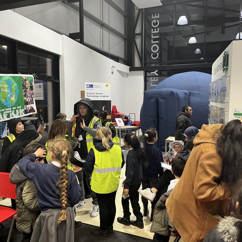 The inflatable planetarium, My Place, My Science, 15 January 2026