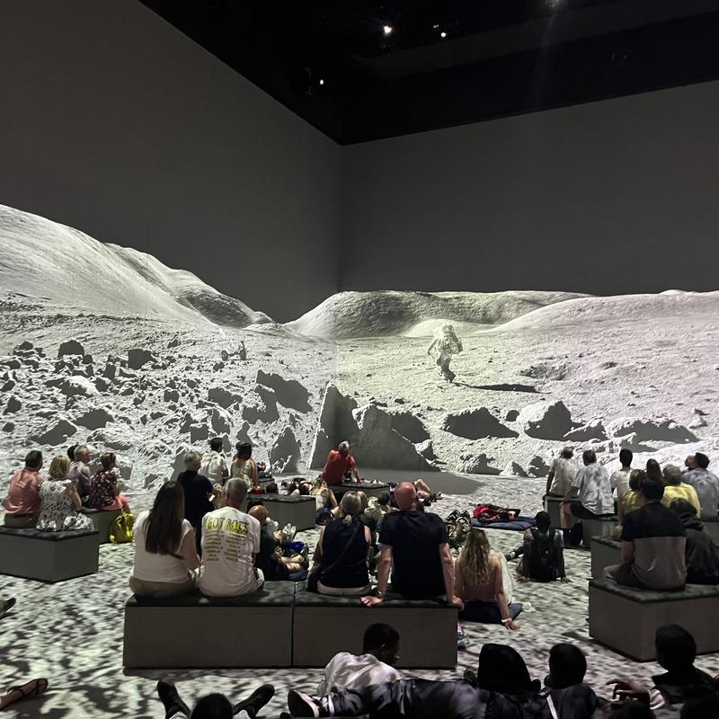 Young people at The Moonwalkers