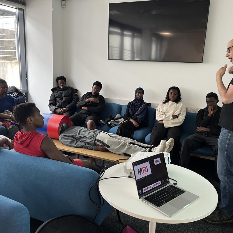Young people from African Families in the UK at the Centre for Neuroimaging at the John Radcliffe hospital