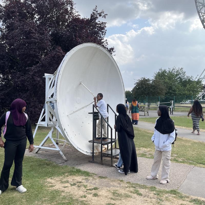Investigating the whispering telescope at Jodrell Bank