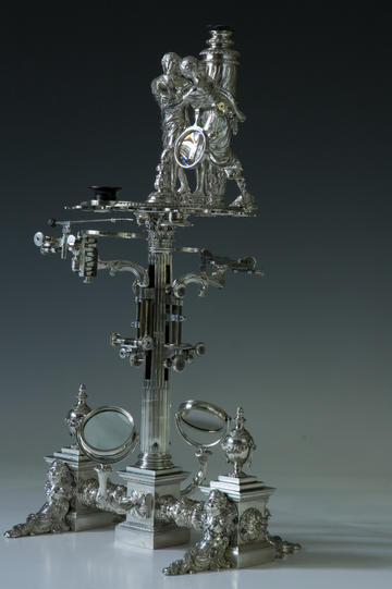 Microscope for George III by George Adams, London c. 1763 Inv 35086