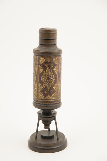 Compound Microscope, Attributed to Cock, English, c. 1670-80