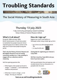 Troubling Standards: The Social History of Measuring in South Asia